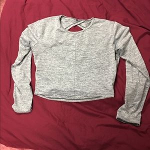 Gymshark x Nikki B grey crop