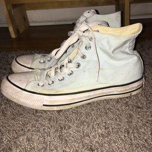 Light Sky Blue- Converse High Tops