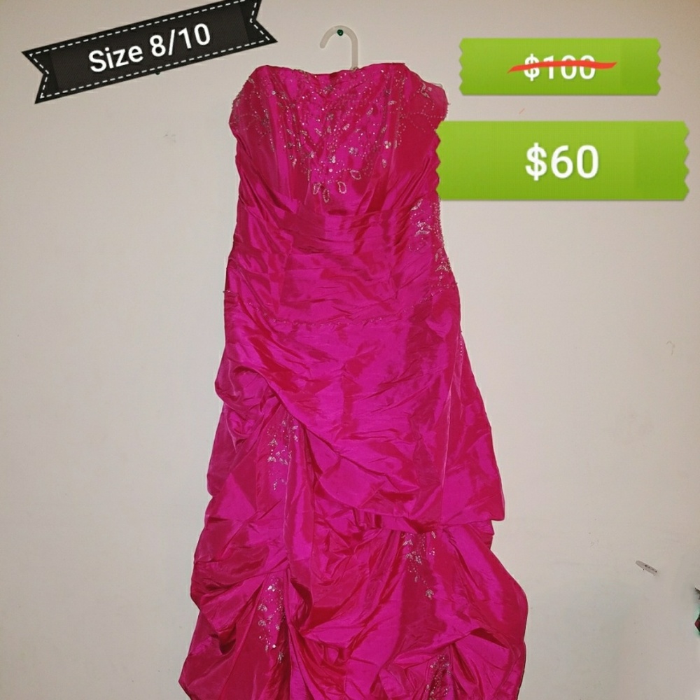 Strapless Prom Dress Ball Gown