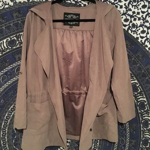 Forever 21 Draped Front Coat
