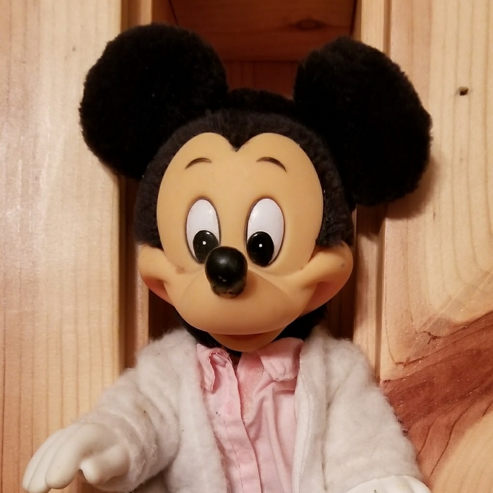 sock hop mickey mouse doll