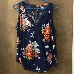 NWOT Old Navy Floral Sleeveless Top