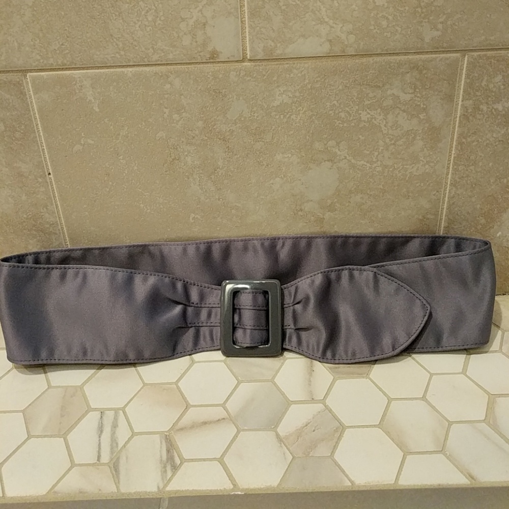 Grey Satin Belt