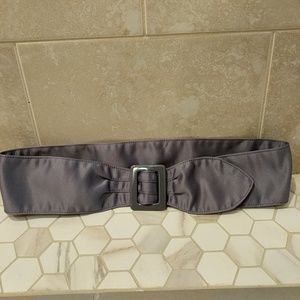 Grey Satin Belt