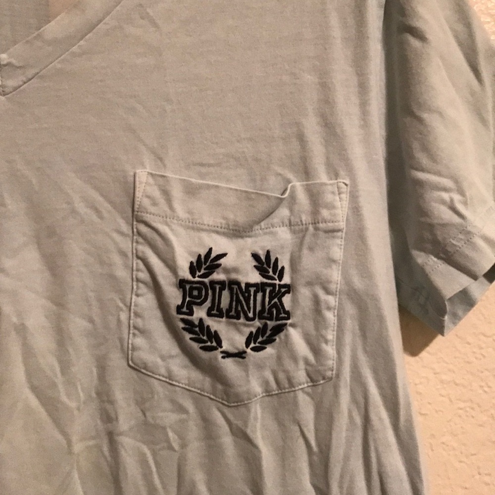 Light Blue Victoria’s Secret PINK  t-shirt