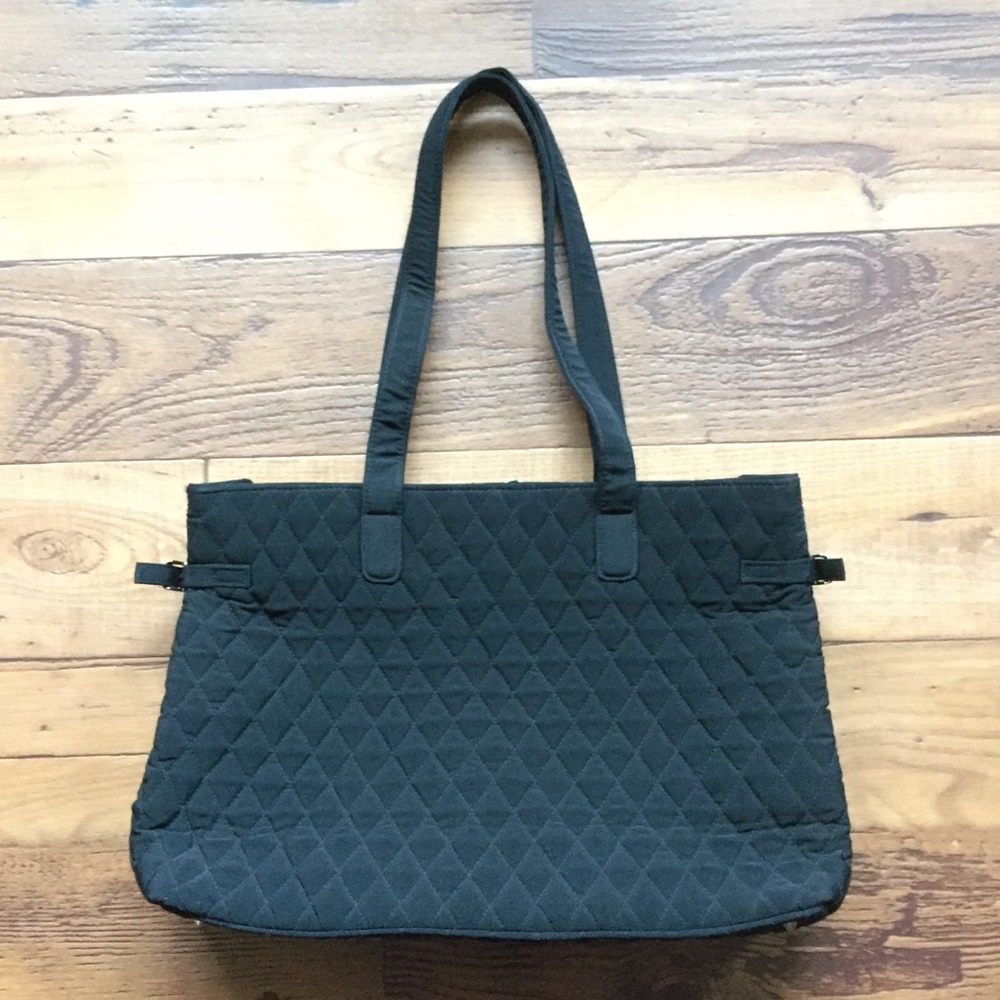 Black Quilted Vera Bradley Purse Bag