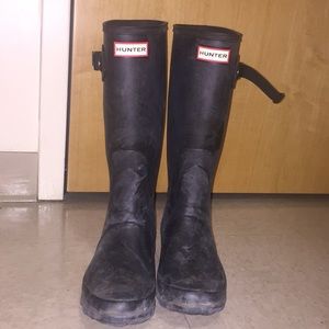 Hunter tall rain boots