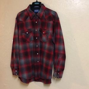 Red and grey classic Pendleton