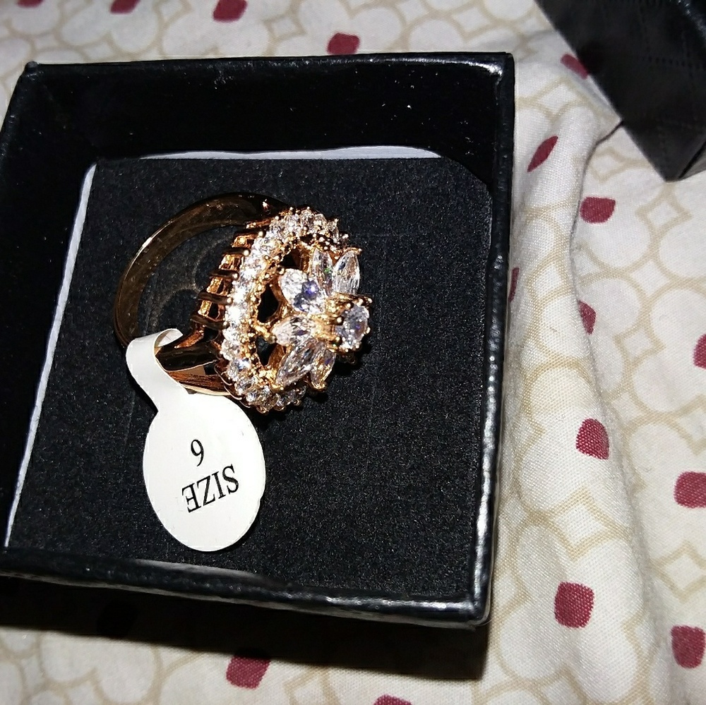 24k dimond ring