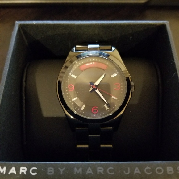 Marc by Marc Jacobs Watch Women Baby Black Dial - Picture 1 of 4
