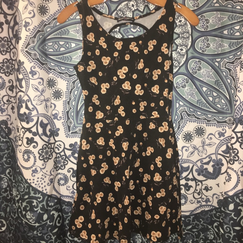 Brandy Melville sunflower dress.
