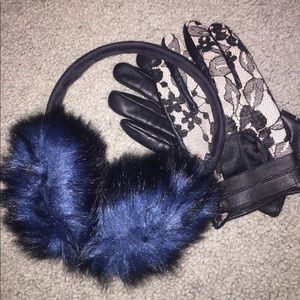 Express dark blue earmuffs🎧