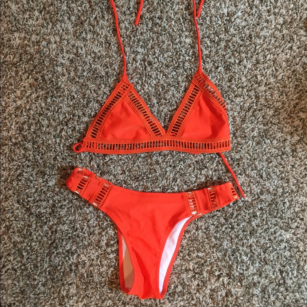 Orange Zaful Bikini