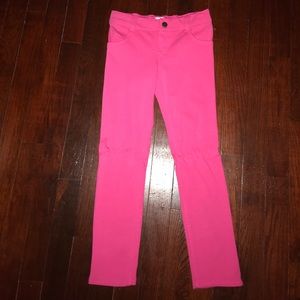 Old navy little girls size: 5T pink leggings