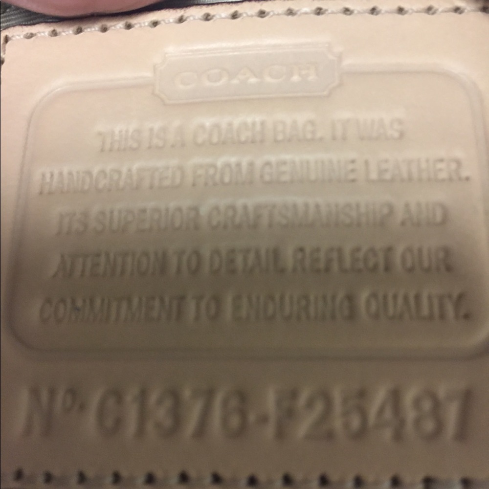Pink authentic Coach Purse - Picture 3 of 8