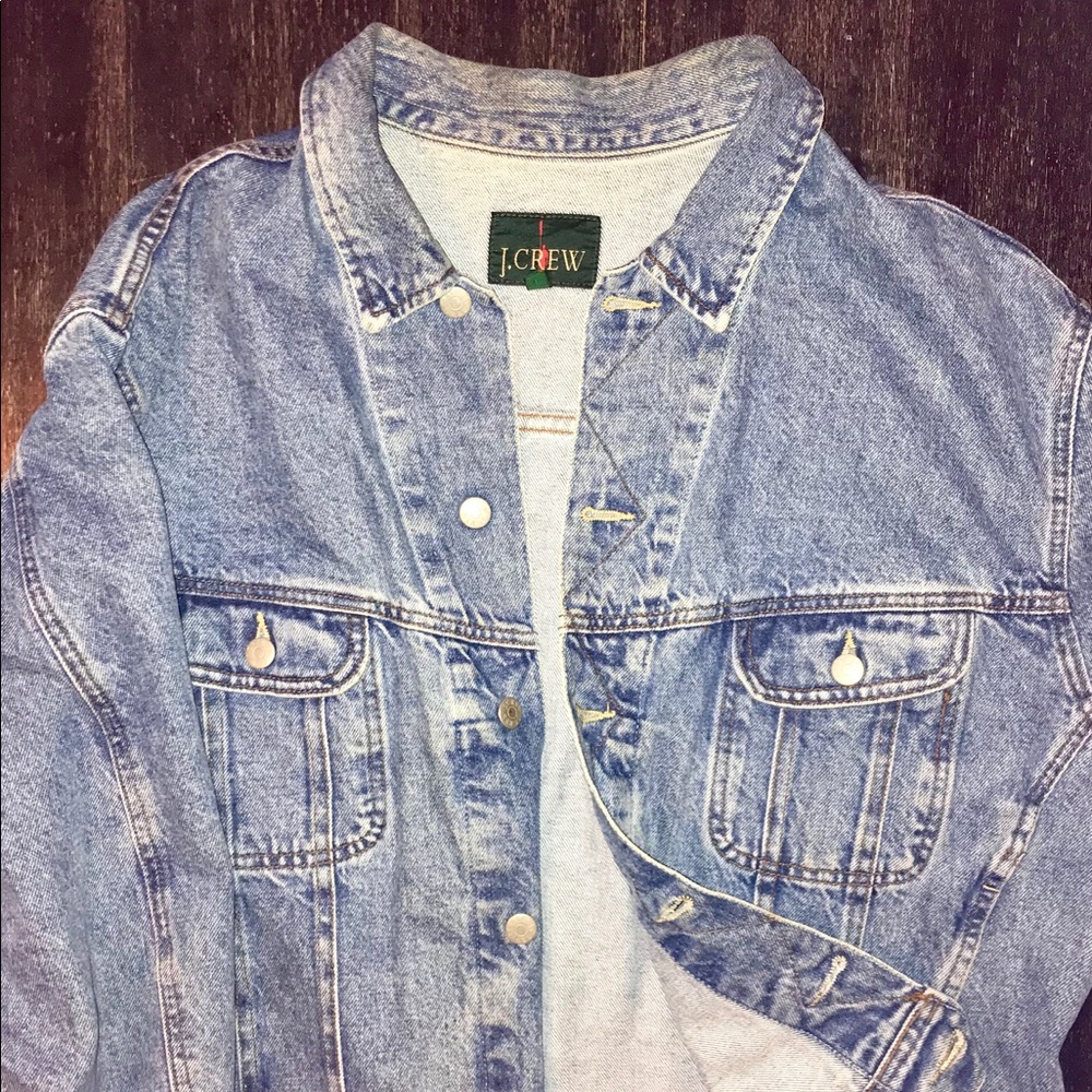 Vintage J Crew Denim Jacket