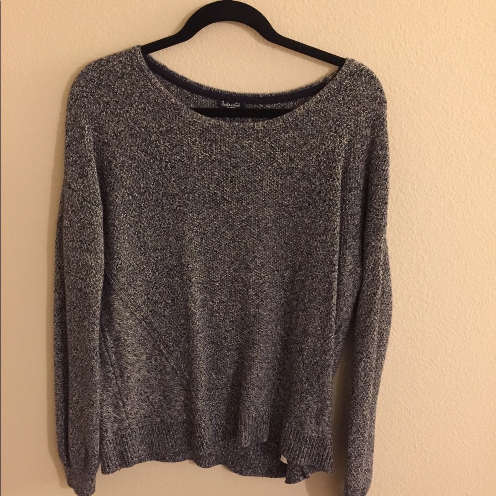 Splendid grey oversized sweater (large)