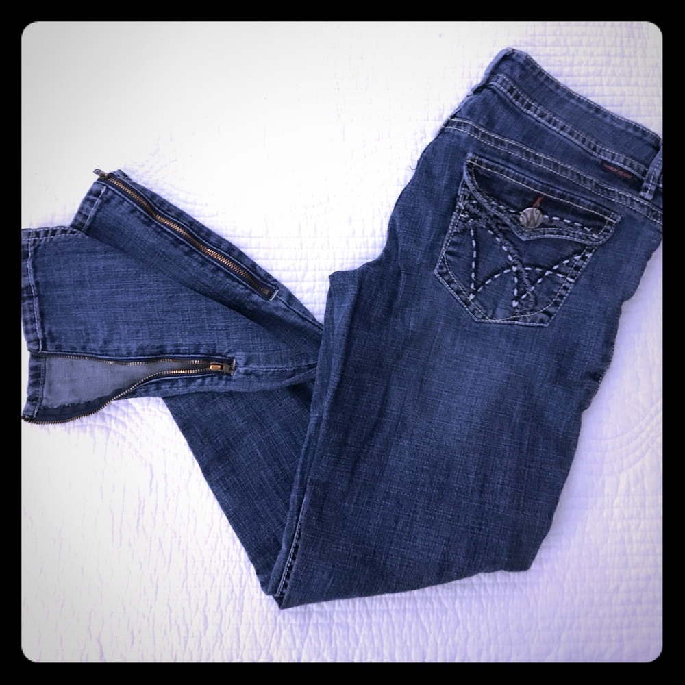 💃WORN JEANS FROM NORDSTROM ZIP LEG SZ: 8/29💃
