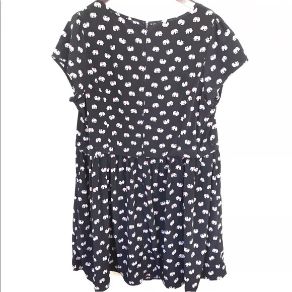 Forever 21 plus elephant novelty print dress 2X - Picture 5 of 5