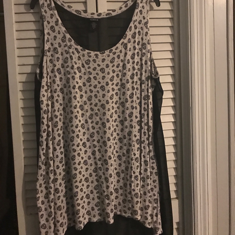 Torrid skull shirt