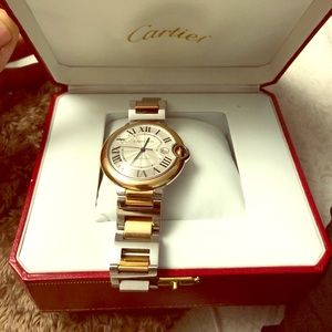 Cartier blue 42XL Two Tone Rose Gold