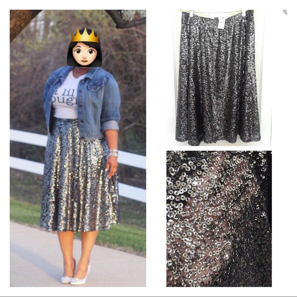 beautiful sequin skirt brand new with tags