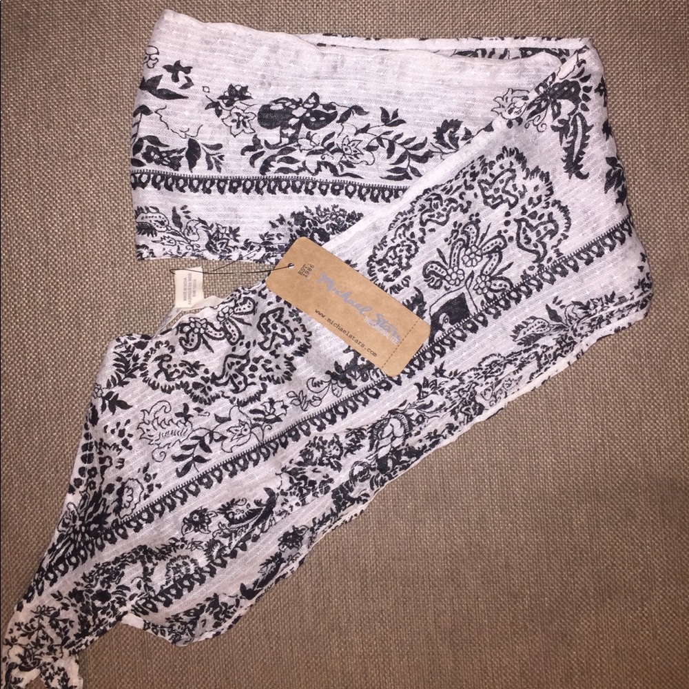 Michael Stars Porcelain Skinny Scarf