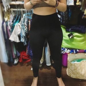 😍BOGO😍 UO Fleece-Lined Textured Black Leggings