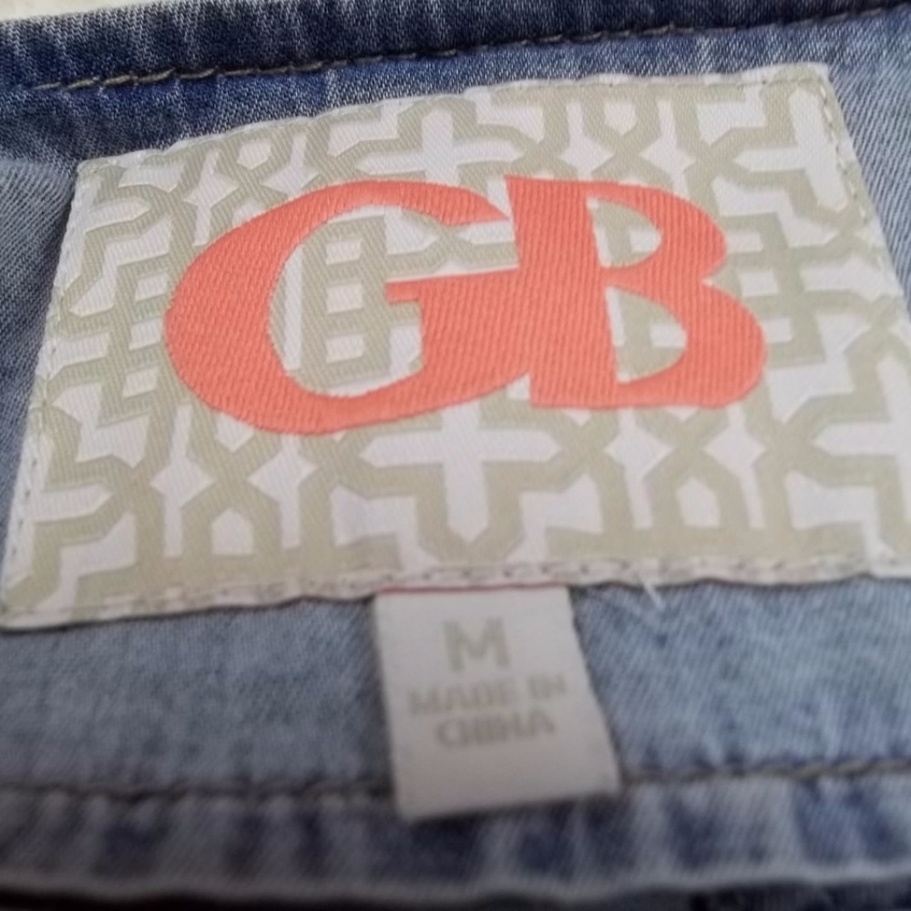 GB Jean Like Long Sleeve Zipper Closure Women's Jacket-Medium, New with Tags - Picture 8 of 8