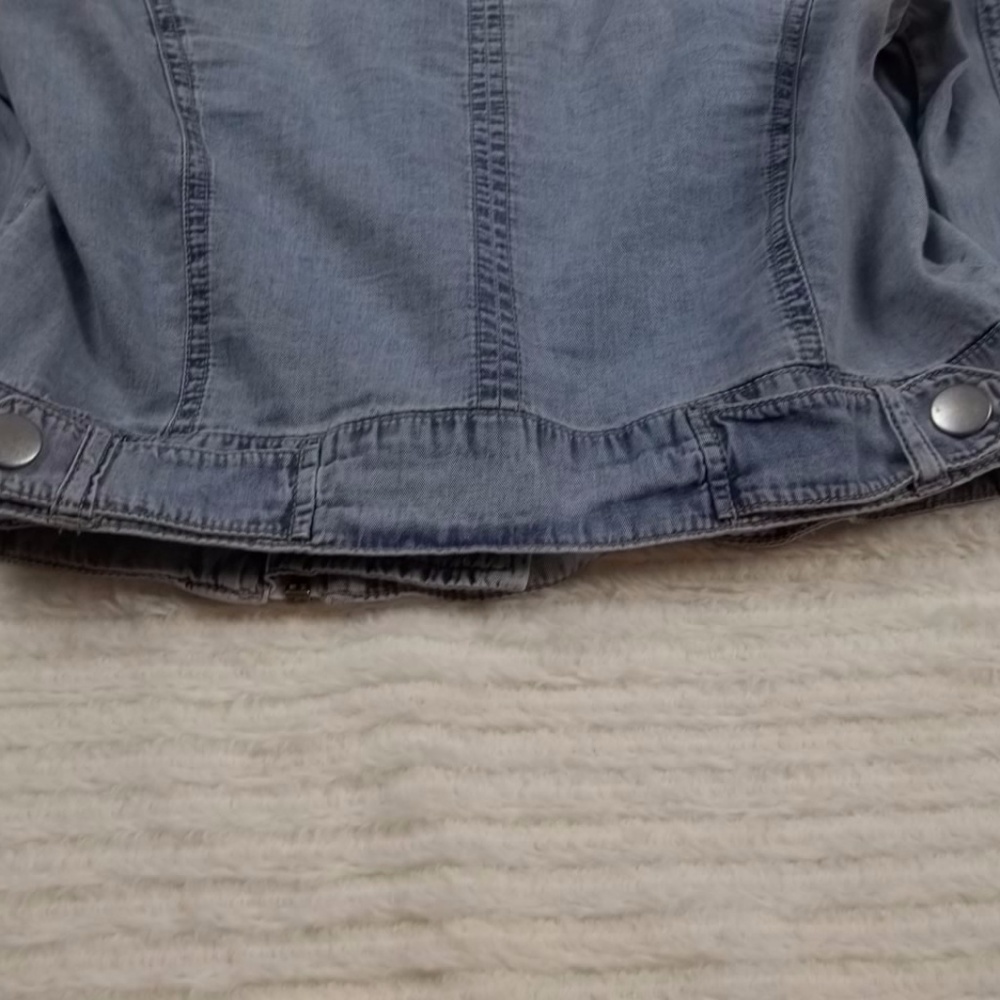 GB Jean Like Long Sleeve Zipper Closure Women's Jacket-Medium, New with Tags - Picture 6 of 8