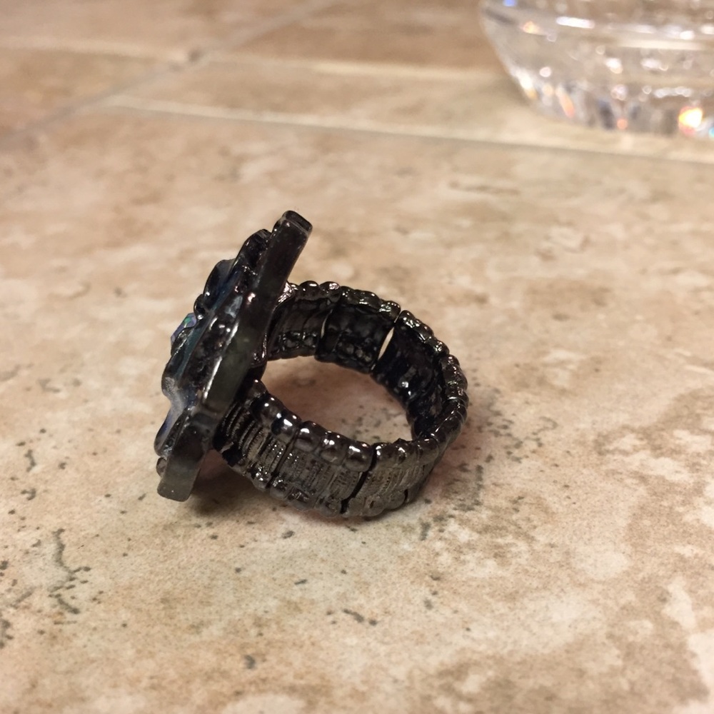 Blue💙Rose🌹Ring - Picture 3 of 5