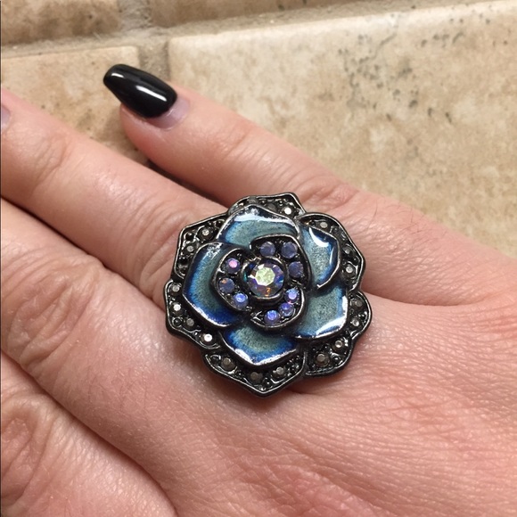 Blue💙Rose🌹Ring - Picture 5 of 5