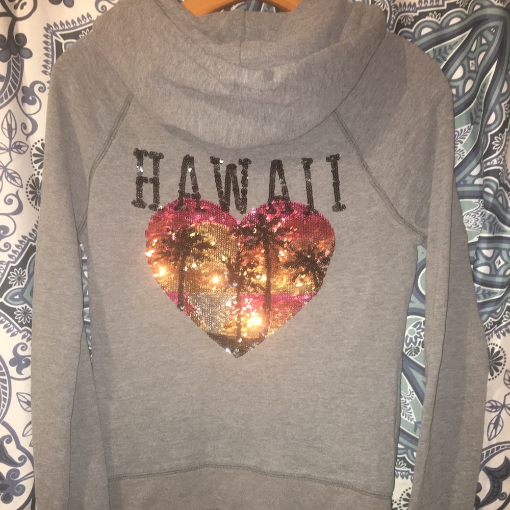 Victoria secret PINK Hawaii zip up hoodie