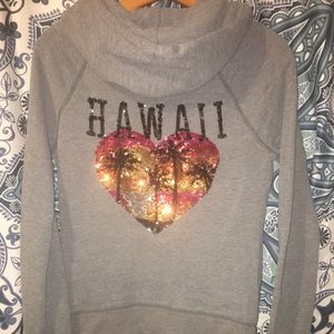 Victoria secret PINK Hawaii zip up hoodie