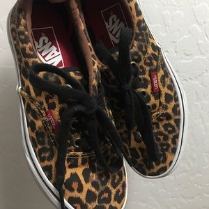Cheetah print vans
