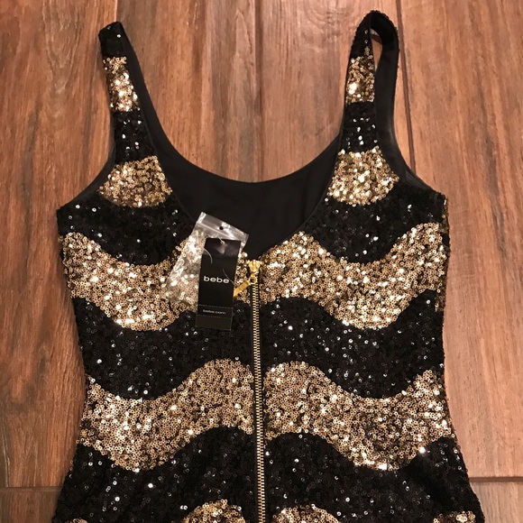 π NWT bebe brand womenβs sleeveless dress - Picture 3 of 3