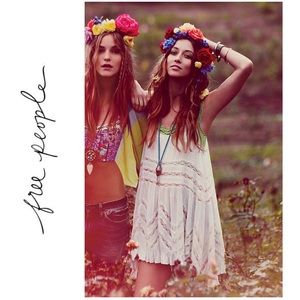 BNWT Free People sz XS Voile and Lace Trapeze Slip