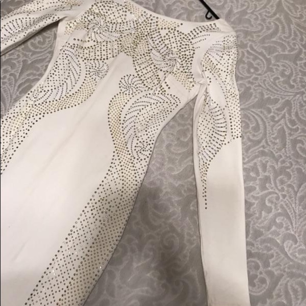 White Bebe club cocktail dress xs