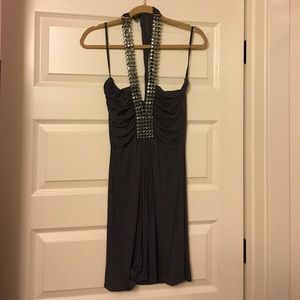 Sky Dresses - Sky bejeweled halter party dress Sky Dresses - Sky bejeweled halter party dress