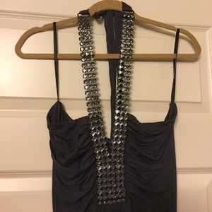 Sky Dresses - Sky bejeweled halter party dress Sky Dresses - Sky bejeweled halter party dress