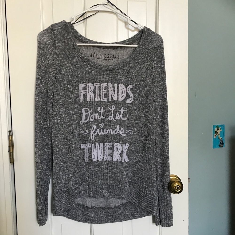 Gray Long Sleeve Shirt