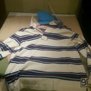 Long sleeve vineyard vine rugby shirt