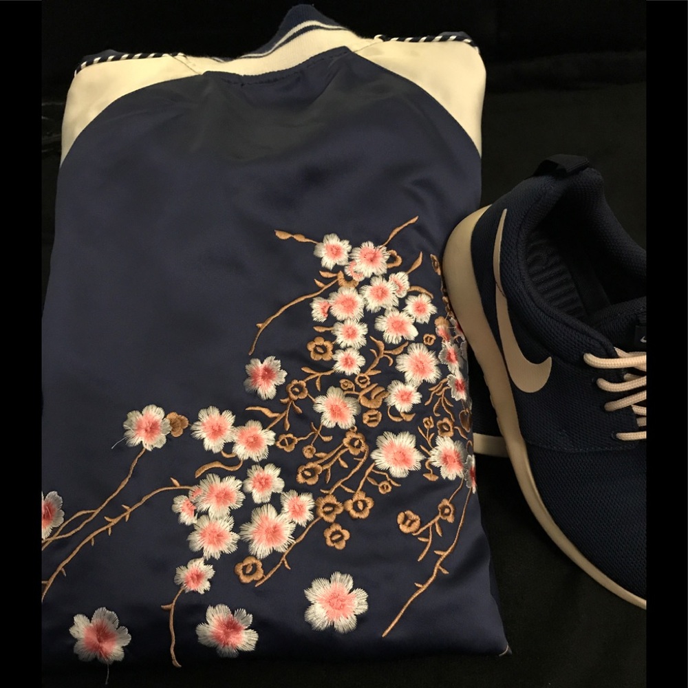 Bagatelle Embroidered Bomber Jacket