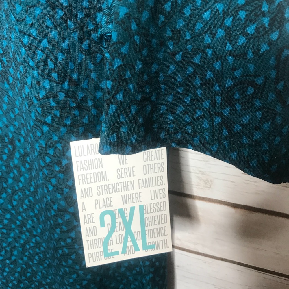 NWT LuLaRoe 2XL Julia Dress - Picture 5 of 7