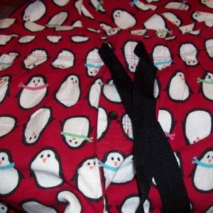 Red Penguins Pajama Pants