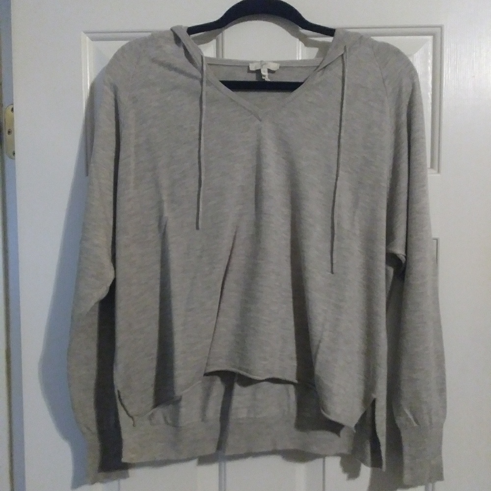 Joie Anthropologie Grey Sweater Hoodie