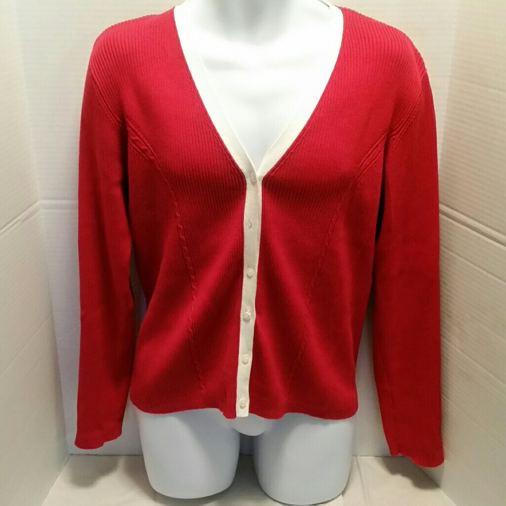 Tommy Hilfiger 6 button V-neck sweater