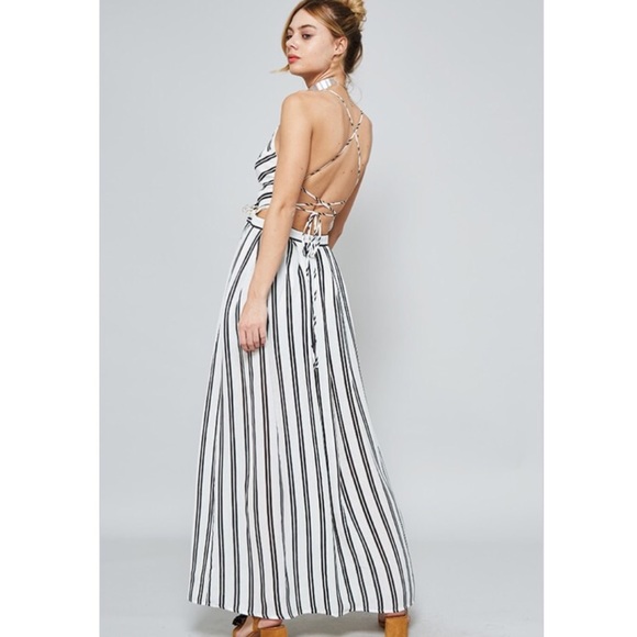 Striped Romper - Picture 3 of 3