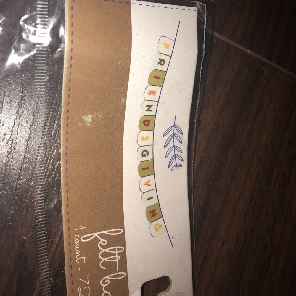 Friendsgiving Felt Banner