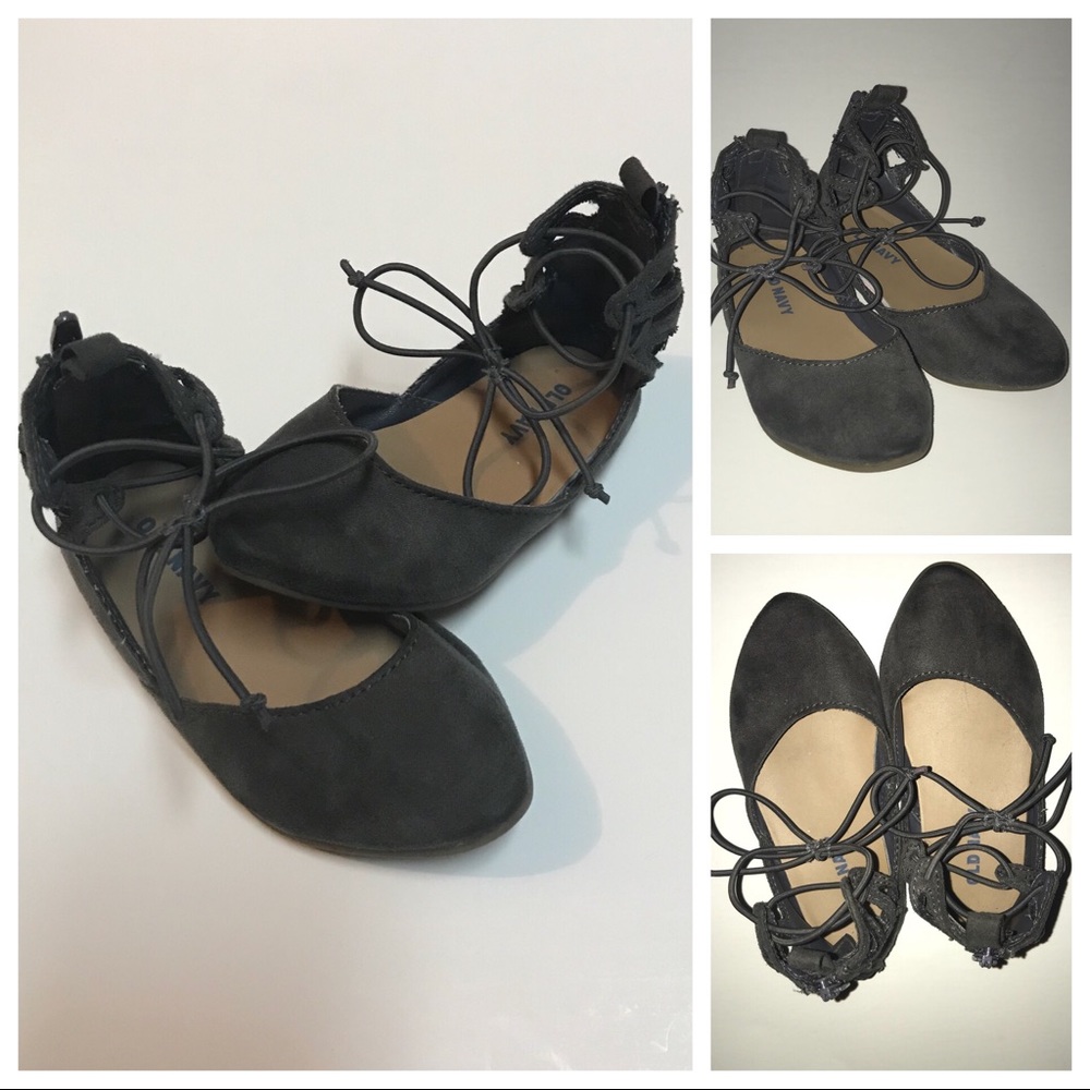 Pre- Lace up Mary Jane flats (old navy)